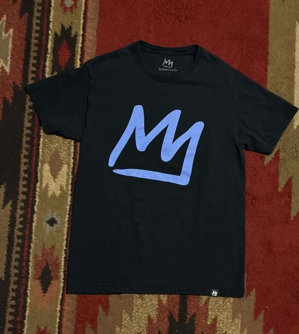 Mammoth T-Shirt Size S Black Crown Graphic Logo